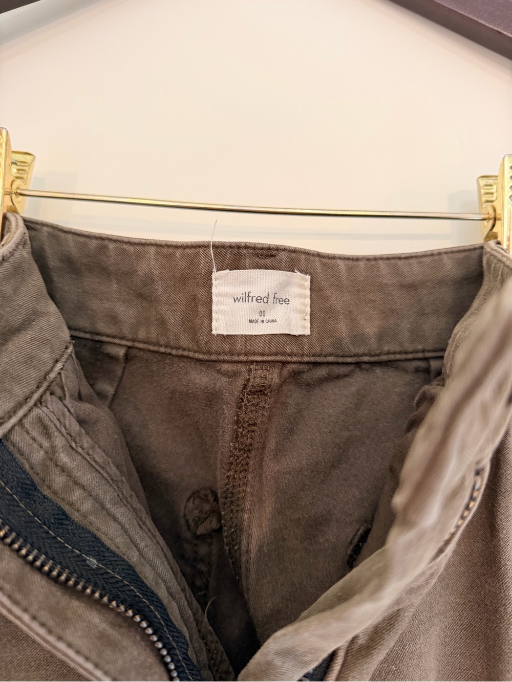 Aritzia Wilfred Free Brennan Pant | Olive Green | Size 00 - Picture 6 of 6